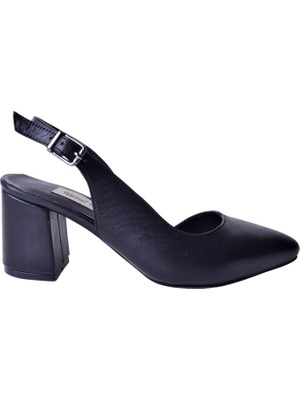 Femi 084 Kadın Deri Topuklu Ayakkabı