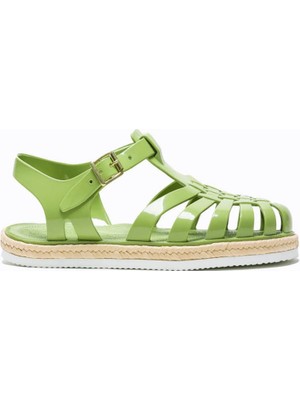 Meduse Suncorde Olive - Yeşil Kadın Sandalet