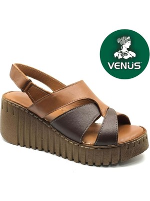 Venüs Morgen Hakiki Deri Comfort Ortopedik Kadın Sandalet
