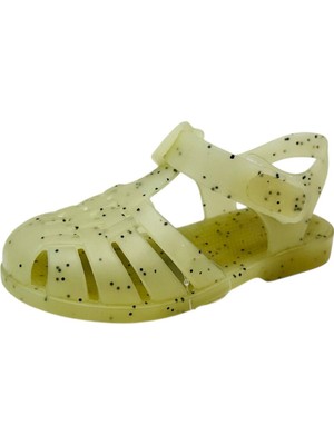 Igor Clasica V. Black Glıtter Çocuk Sandalet Tr. Crema
