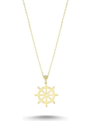 14 Ayar Dümen Figürlü Altın Kolye