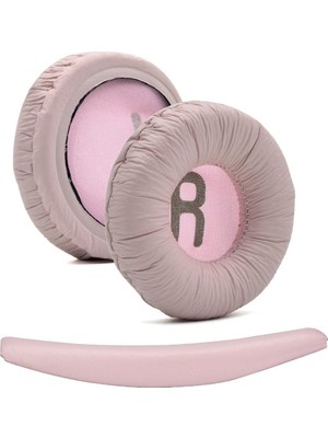 Jbl T450BT T500BT T560 ile Uyumlu Kulaklık Yastığı Pedi ve   Kafa Bandı Jbl 510 T 520 Kafa Pedi Kulaklık Süngeri Yastığı Üst Band Deri   Yastık Bellek Köpük-Pembe