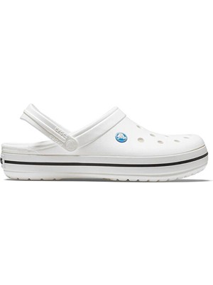 Crocs Crocband Terlik 11016-100 Beyaz Düz Topuklu Hafif ve Konforlu Tasarım