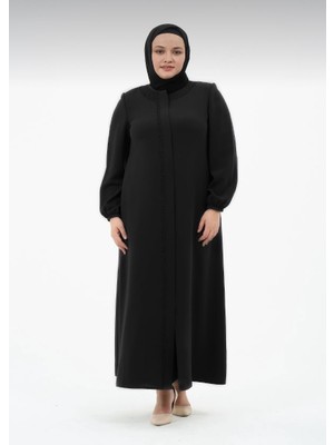 Ernas Kadın Büyük Beden Petek Kumaş Anne Ferace