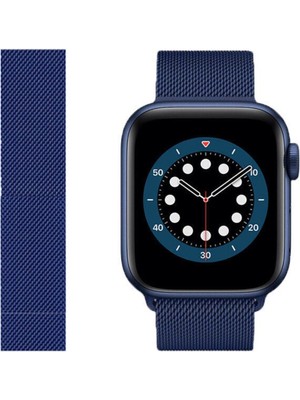 Nezih Case Watch 6/7/8/9/10/se/ultra/ultra2 44/45/49mm / Seri 10 46 / Seri 11 46mm Uyumlu Hasır Metal Kordon