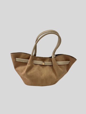 Vazıradk Süet Detaylı El ve Omuz Çantası