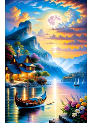 Aden Manzara Dekoratif Kanvas Tablo