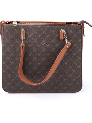 Armine 362 Nokta Baskılı Kadın El & Omuz Çantası