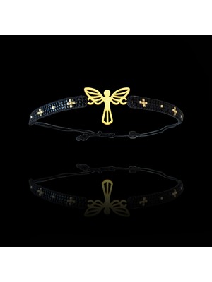 Tabitela Altın Bileklik Model 9 Melek   G9B159 0.5 gr