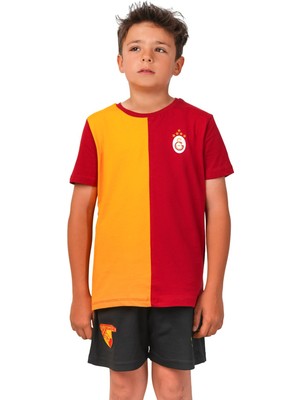 Galatasaray Orijinal 5 Yıldız Parçalı Çocuk T-Shırt