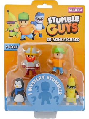 TUY22000 Stumble Guys 5li Mini Figür