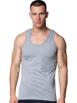 4003 6'lı Paket Erkek Renkli Penye Atlet