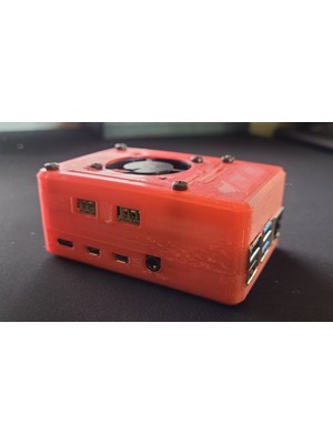 BYR Raspberry Pi 4 Case + Fan - Waveshare 2ch Için Şapka (Plastik Aparattır!!!)
