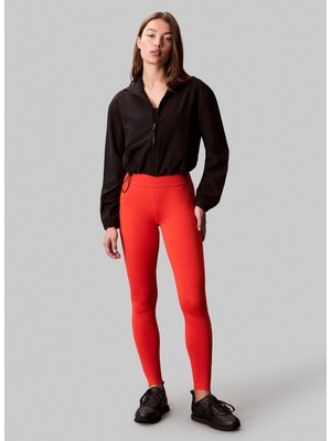 Calvin Klein LVGWS5L612VO3-MDRN Turuncu Düz Kadın Tayt