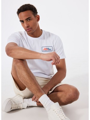 Billabong Range Adıv Ss 24A501541 Beyaz Bisiklet Yaka Regular Fit Düz Erkek T-Shirt