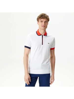 Lacoste Erkek Regular Fit Beyaz Polo T-Shirt PH0460.001