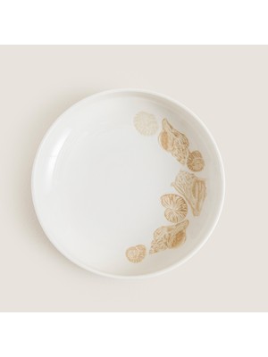 Mely Çukur Tabak 18 cm Krem-Bej