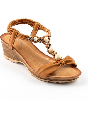 Kadın Sandalet 24Y154-1 cl Guja Camel