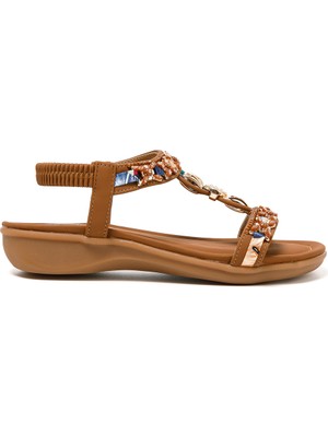Kadın Sandalet 25Y150-11 cl Guja Camel