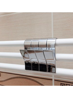 Primanova 4'lü Pratik Banyo Askısı - Gri