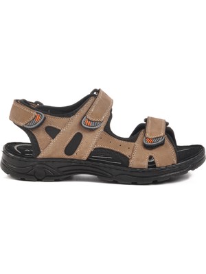 Kum Nubuk Erkek Çocuk Cırtlı Spor Sandalet 1305 G