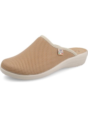 Kadın Terlik T4 368 Fe Fly Flot Slipper Fresh Classıc 6009-BEIGE