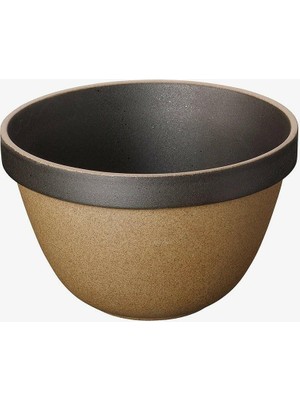 HPB046 Deep Round Bowl Black Small Hasami Seramik Kase 5.5/8×3.5 Inç
