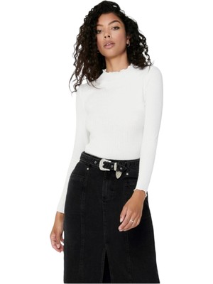 Kadın Yüksek Yaka Bluz 15180040