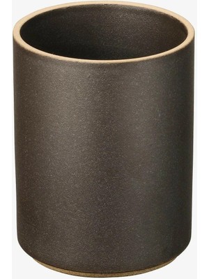 HPB044 Planter Black Hasami Siyah Seramik Saksı 85×106 mm