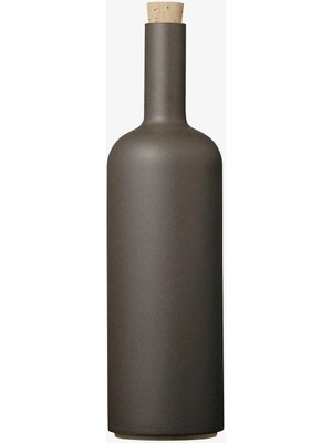 HPB029 Bottle Black  Hasami Siyah Seramik Şişe 85×300 mm 1000 ml