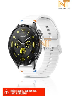 Xiaomi Watch S1 / S1 Pro / S1 Active 46MM / Mi Watch Color Uyumlu Wave Silikon Kordon 22MM
