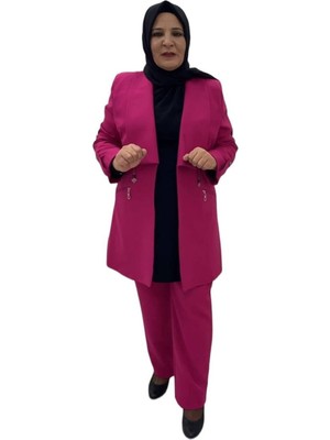 Büyük Beden Ikili Krep Takım