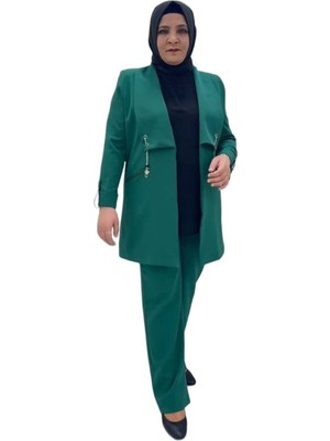 Büyük Beden Ikili Krep Takım