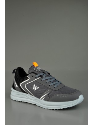 Esnek Ortopedik Iç Tabanlı Hafif Füme Spor Ayakkabı Magg Point
