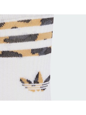 Adidas Originals JV7855 Leopard Crew Socks 2 Pairs