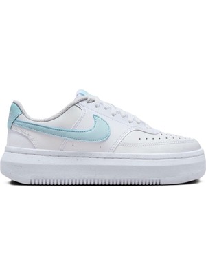 Nike Court Vision Alta Leather Womens Sneaker Hakiki Deri Kadın Günlük Spor Ayakkabı Beyaz