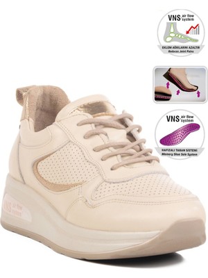 Venüs 2216654Y Kadın Hakiki Deri Bağcıklı Air Flow Günlük Ayakkabı