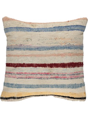 Çaput Kilim Yastık Kılıfı Doğaçlama 09