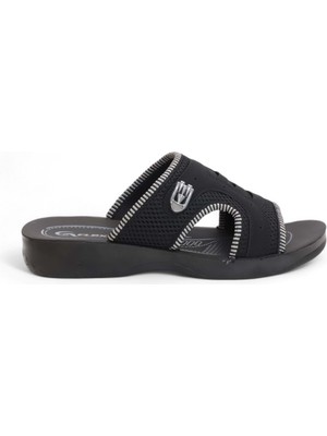 2170-FLEX Soft Fileli Günlük,umre ve Hac Için Uyumlu Erkek Terlik  - NKT02170-SIYAH-40