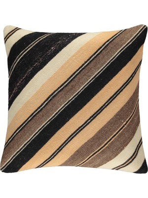 Diyagonal Kilim Yastık Kılıfı Doğaçlama 10