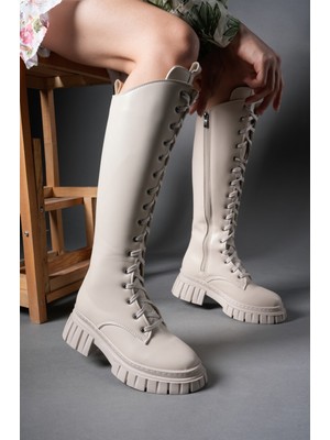 Riccon Kadın Çizme Esnek Vegan Deri 00121401