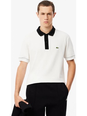 Lacoste Erkek Classic Fit Beyaz Polo T-Shirt PH3760.70V