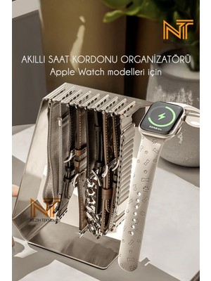 Apple Watch Akıllı Saat Uyumlu Kayış Tutucu Saat Kayışı Organizer / Düzenleyici Stand