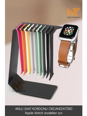 Apple Watch Akıllı Saat Uyumlu Kayış Tutucu Saat Kayışı Organizer / Düzenleyici Stand