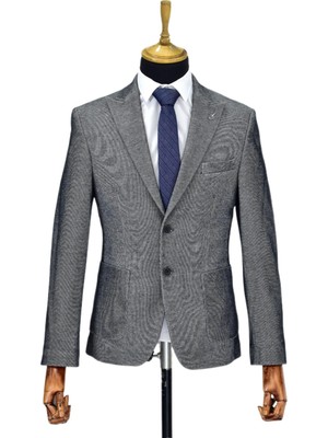 Erkek Tek Spor Ceket Çift Yırtmaçlı BGL-ST04512