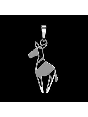 TabiTela 925 Ayar gümüş kolye eşek SM5406