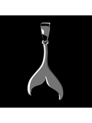 TabiTela 925 Ayar gümüş kolye balina kuyruğu   SM5209