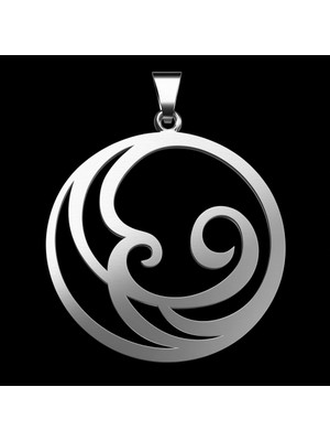 TabiTela 925 Ayar gümüş kolye dalga   SM5184