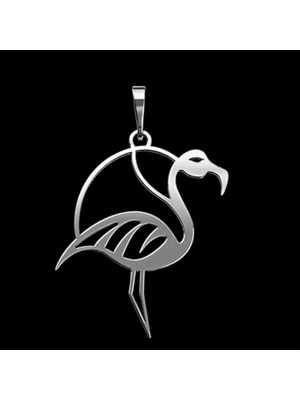 TabiTela 925 Ayar gümüş kolye flamingo SM5461