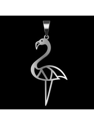 TabiTela 925 Ayar gümüş kolye flamingo SM5452